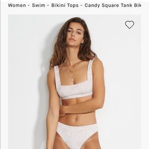 BILLABONG candy square neck bikini top *brand new*